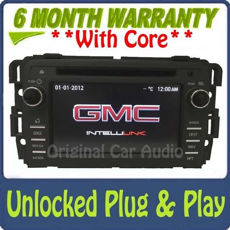 Unlocked 2013 2014 Gmc Acadia Oem Myfi Intellink Touch Screen Nav Xm Hd Radio Ebay