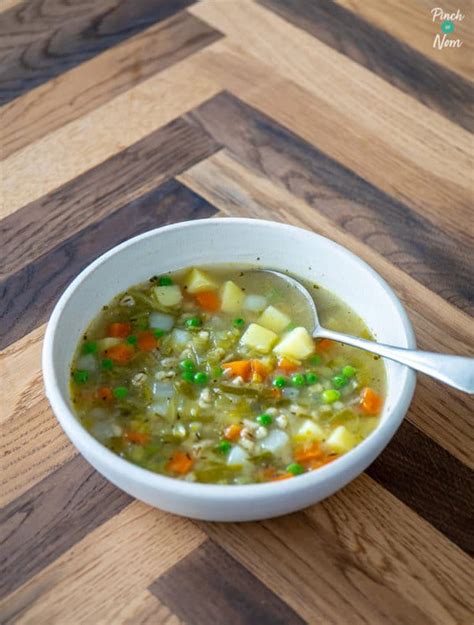 Spring Vegetable Soup Pinch Of Nom