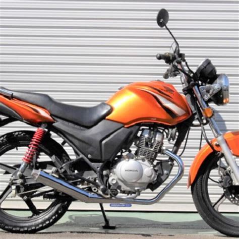 楽天市場ホンダ CBF125 PCJ71 72用 エキゾーストマフラー QUIET クロムメッキ ORM製 自社工場製造 HONDA