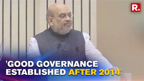 Amit Shah Hails PM Modi S Administration On Good Governance Day India