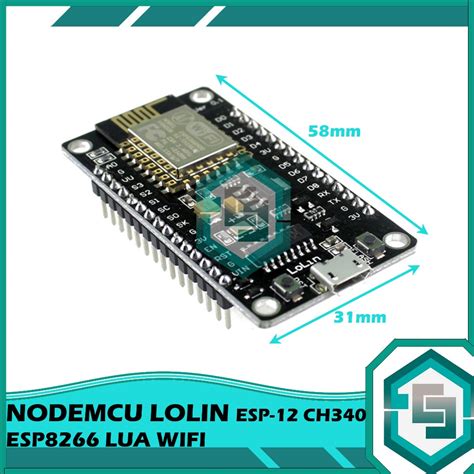 Jual Nodemcu Lolin Lua Wifi Board V Mb Mbits Ch Flash Esp