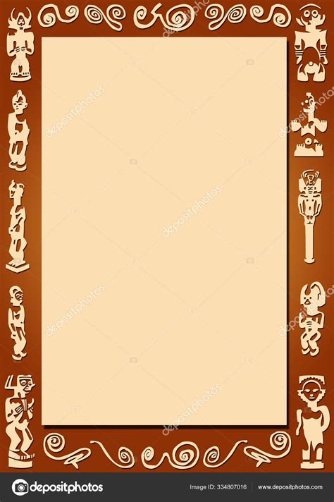 Border African Symbols — Stock Photo © PantherMediaSeller #334807016