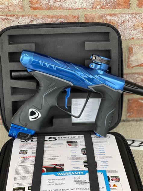 Used Dye Dls Paintball Marker Blue Wave Punishers Paintball