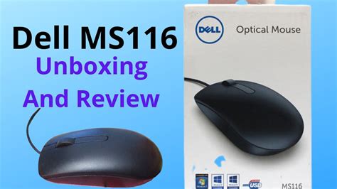 Dell Ms116 Optical Mouse Unboxing And Review Dell Ms116 Shawn S Media Youtube