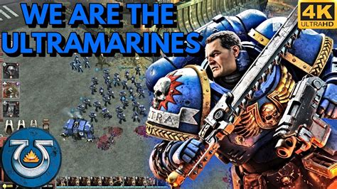 We Are Ultramarines Ultramarines Vs Orks And Eldar Epic 2v2 Battle