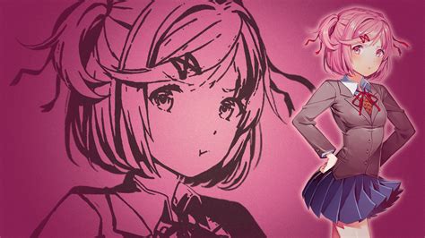 Natsuki Ddlc Wallpapers Wallpaper Cave