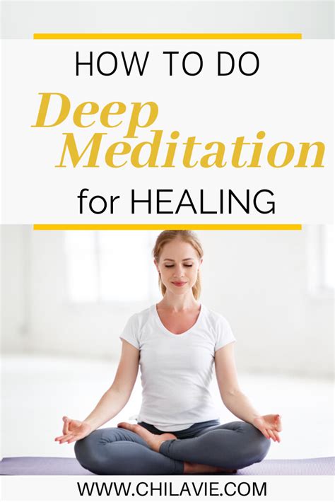 How to Do Deep Meditation for Healing | Healing meditation, Deep ...