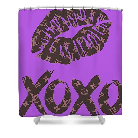 Louis Vuitton Shower Curtain Xoxo My Luxurious Home