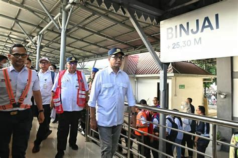 Menhub Operasional Kereta Dari Kualanamu Diperpanjang Hingga Binjai