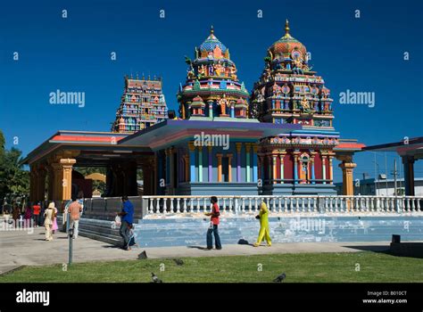 Fiji Nadi Sri Silva Subramaniya Temple Scene Stock Photo Alamy