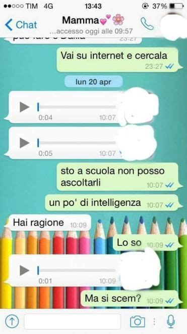 Mamme Figli E Whatsapp Una Pagina Su Fb Per Le Chat Pi Divertenti