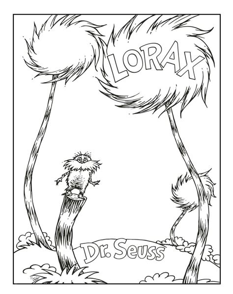 Dr Seuss Book Covers Coloring Pages