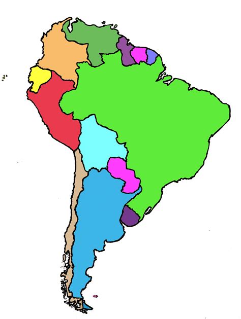 Juegos de Geografía Juego de Países de América del Sur 3 Cerebriti