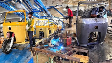 Amazing Making Process Of Auto Rickshaw How Tuktuk Rickshaw