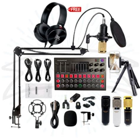 Jual Promo Paket Super Komplit Mic Condenser BM800 Stand PopFilter