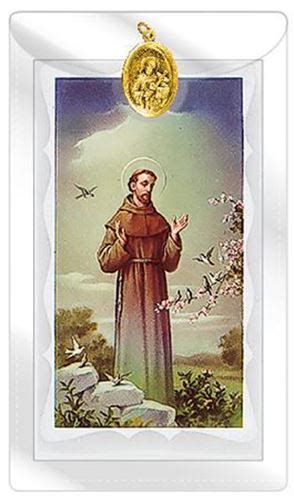 Deities Statues And Plaques St Francis Medal With Prayer Card Was Listed For 18 00 On 20 May At