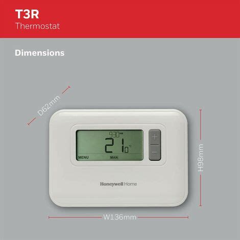 Honeywell Home T R Termostato Programmabile Senza Fili Giorni Bianco