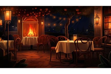 dining night restaurant background