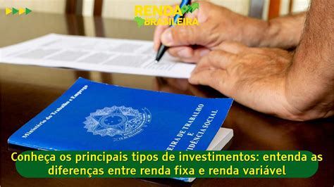 Conhe A Os Principais Tipos De Investimentos Entenda As Diferen As