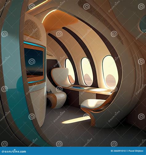 Space Shuttle Cartoon Interior. Stock Illustration - Illustration of ...