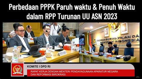 Kriteria Perbedaan PPPK Paruh Waktu Part Time Penuh Waktu Full