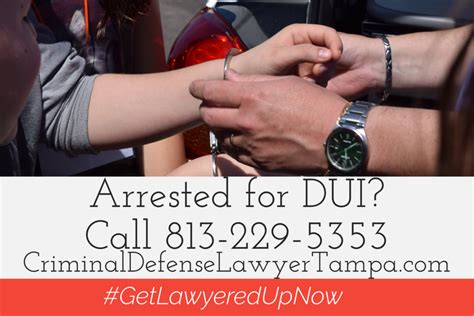 Have You Been Arrested For A Dui In Tampa And Need A Tampa Criminal