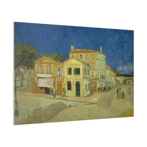 The Yellow House Vincent Van Gogh 1888 Canvas Etsy