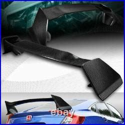 Real Carbon Fiber Type R Style Rear Trunk Spoiler Wing Fit 16 20 Honda