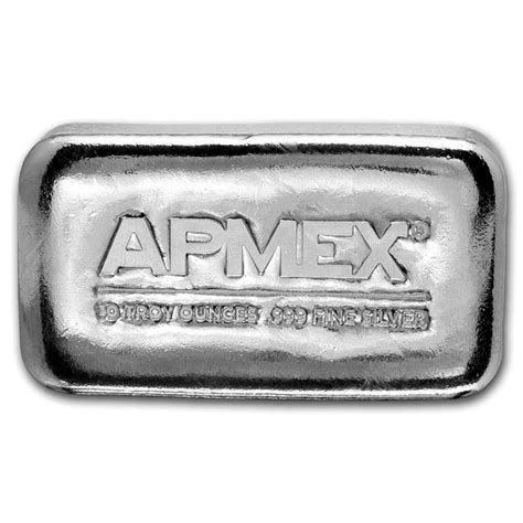 Buy APMEX 10 oz Cast-Poured Silver Bar | APMEX