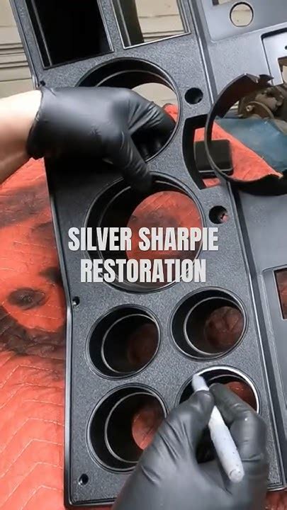 Silver Sharpie Dash Bezel Restoration You Gotta See It To Believe It