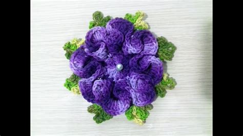 Actualizar 59 Imagem Flor De Croche Violeta Br Thptnganamst Edu Vn