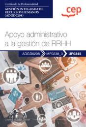 Manual Apoyo Administrativo A La Gestion De Rrhh Uf