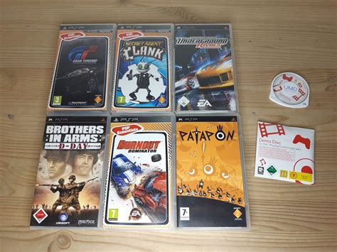 6 PSP Games Im Set Demo Secret Agent Clank Patapon Kaufen