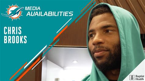 Chris Brooks Meets With The Media Miami Dolphins Youtube