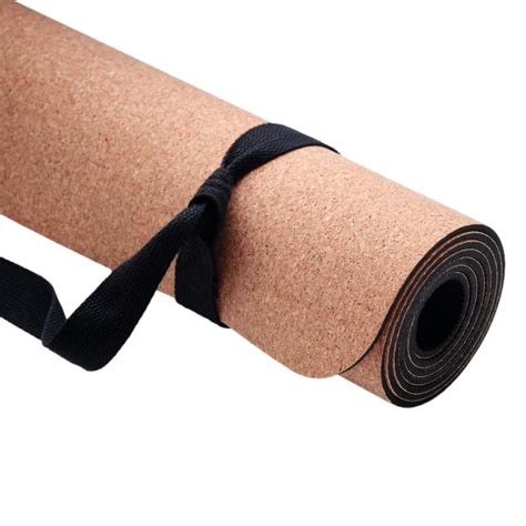 Natural Cork Yoga Mat Sustainable Slip Resistant Surface For Better