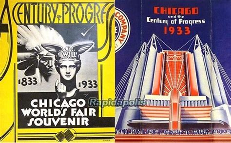 Chicago Worlds Fair Century Of Progress Souvenir Magazine