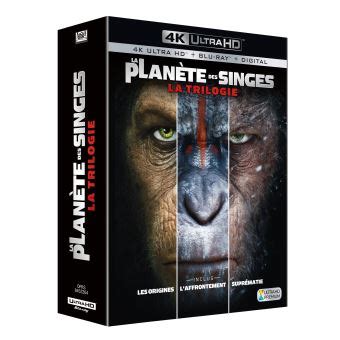 La Planète des Singes Coffret de la Trilogie Edition spéciale Fnac Blu