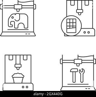 Food Tech Vector Line Icons Set Foodtech Cuisine Nutrition Edible