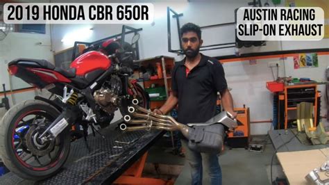 India’s First 2019 Honda CBR650R With Austin Racing Exhaust - Video