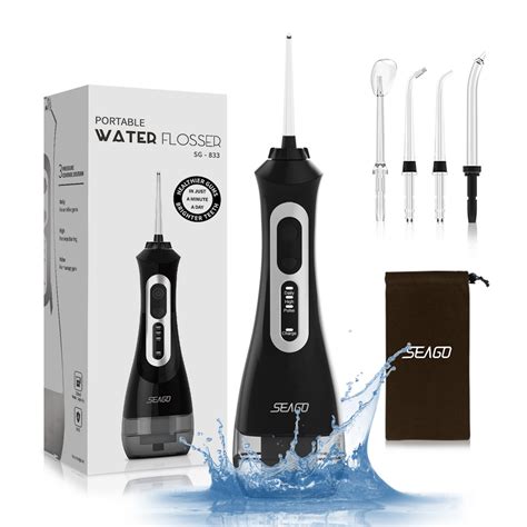 Seago irrigador dental oral flosser de água portátil usb recarregável