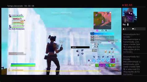 Live De Fortnite Sorteio De Skin De V Bucks Youtube