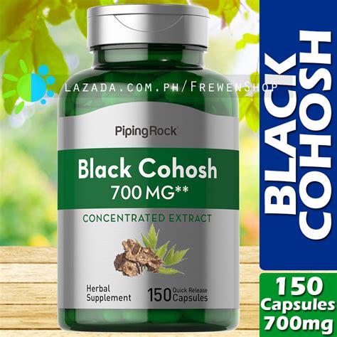 Black Cohosh Mg X Capsules Cimicifuga Racemosa Concentrated Root