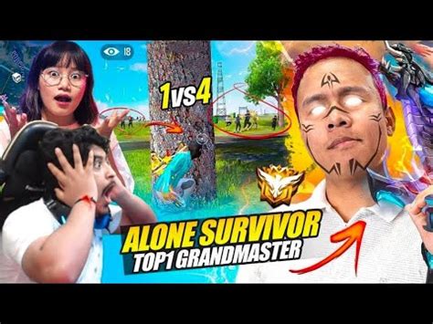 Asia Top Grandmaster Noob Lobby Kills Solo Vs Squad Game Play