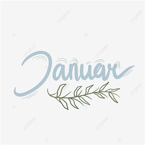 Januar Monat Deutschland Schriftzug Januar Januar Monat Deutschland