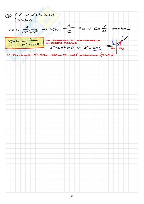 Esercizi Svolti Di Equazioni Differenziali Edo Equazioni Differenziali