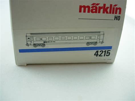 Märklin 4215 SBB 1 Klasse Interregio Wagen grün weiss grau Kaufen