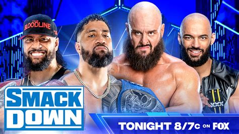 Wwe Smackdown Results Feb Usos Vs Ricochet Strowman Tpww