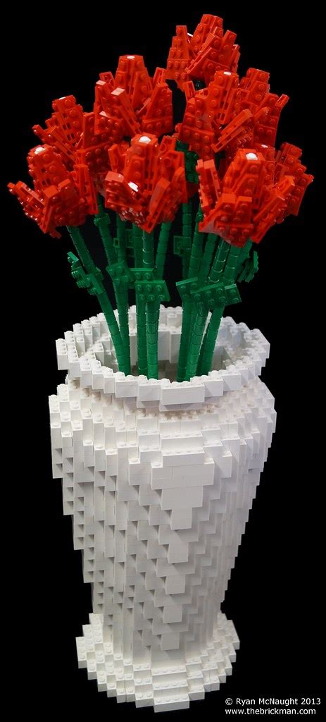 Lego Vase And Flowers Made For The Hosts Of Nztv S Breakfa Flickr