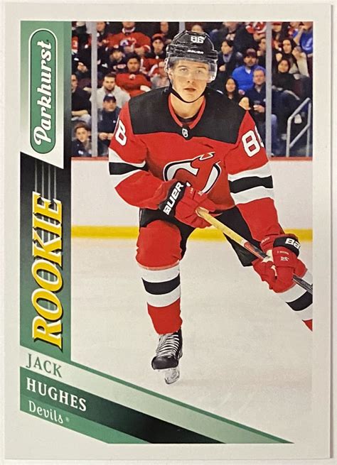 Jack Hughes Upper Deck Parkhurst Hockey New Jersey Devils