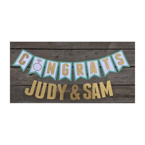 Items similar to Engagement party banner on Etsy